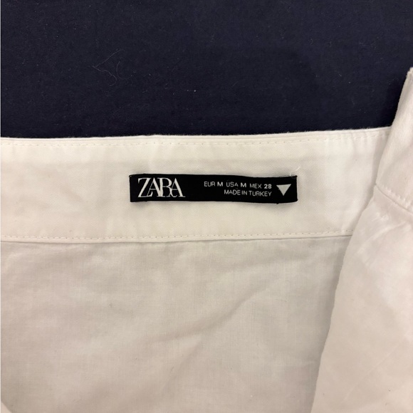 White Strapless Peplum Top - Picture 5 of 6